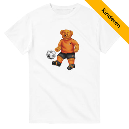 vv Oudehaske 'Bear' T-Shirt in Wit voor Kids